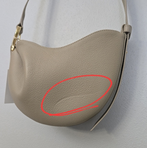 Polene Textured Taupe Tonca Bag - Picture 9 of 10
